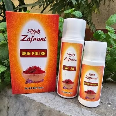 Silkyh Zafrani Skin Polish – Saffron Facial Skin Polishing Treatment for Brighter & Smoother Skin