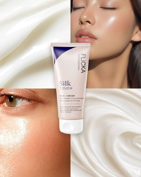 Flicka Silk Touch Primer – Hydrating Pore Minimizing Makeup Primer for a Smooth & Long-Lasting Finish
