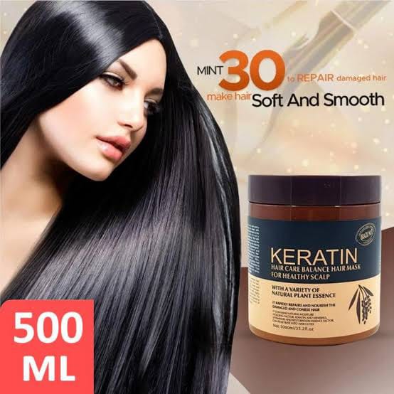 Keratin Hair Care Balance Hair Mask – Deep Repair & Smoothing Treatment for Dry & Damaged Hair (500ml)