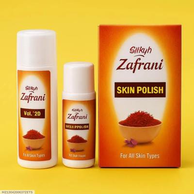 Silkyh Zafrani Skin Polish – Saffron Facial Skin Polishing Treatment for Brighter &amp; Smoother Skin