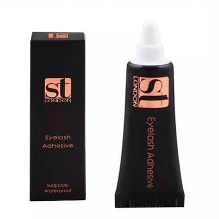 ST London Waterproof Eyelash Adhesive – Strong Hold False Eyelash Glue for Long-Lasting Wear