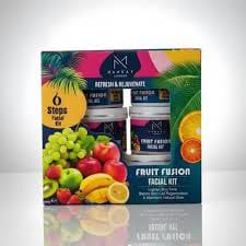 Mamkay London Fruit Fusion Facial Kit – 6 Step Brightening, Hydrating &amp; Glow Facial Treatment