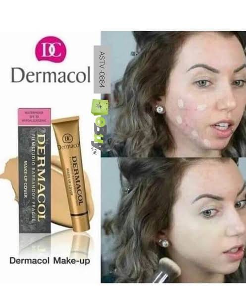 Dermacol Make-Up Cover Foundation – Full Coverage Waterproof Long-Lasting Liquid Foundation Tube